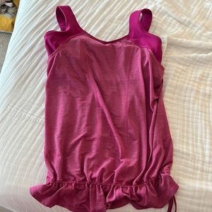 Lulu Lemon built in Support tie tank